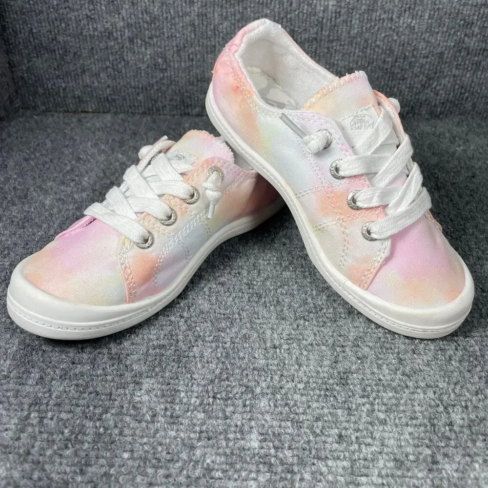 Roxy Youth RG Bayshore 4 Slip On Sneaker Size 13 Toddler Pink Casual